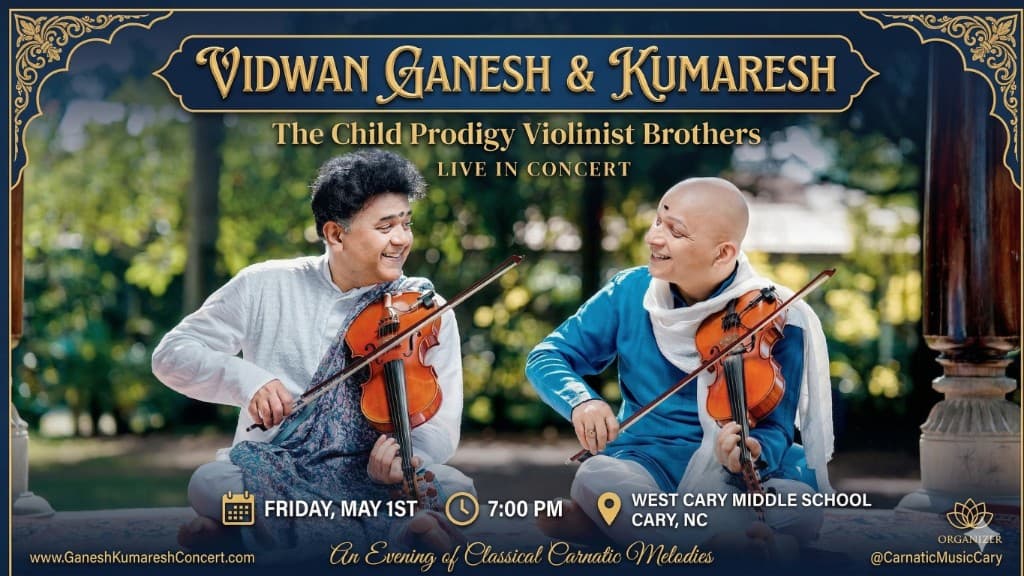 Vidwan Ganesh & Kumaresh — Violin Duet — The Child Prodigy Violinist Brothers · Live in Concert poster